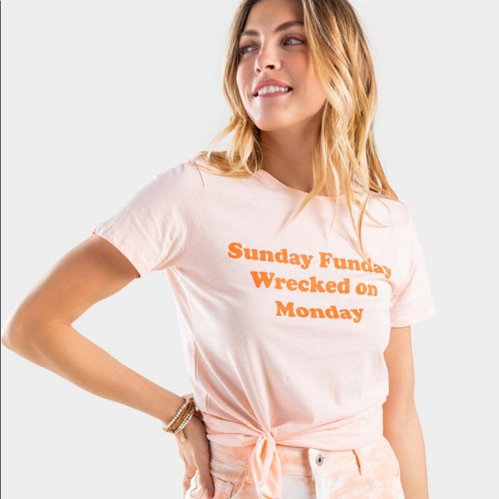 Francesca’s Sunday Funday Wrecked Tee